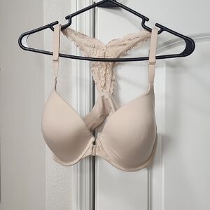 Victoria's Secret Lace Back Nude Bra